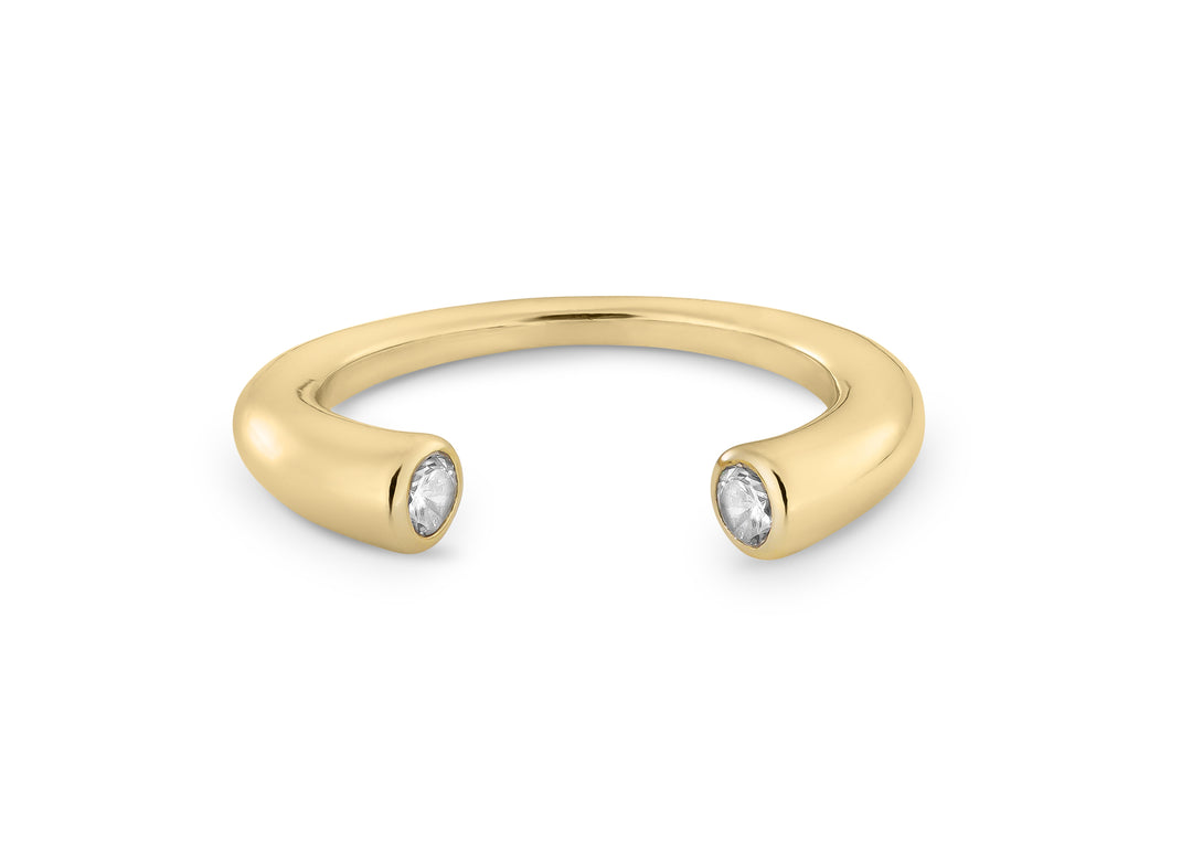 Open Abstract Pinky Ring