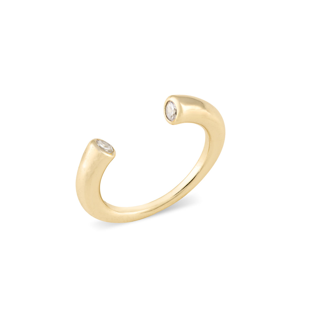 Open Abstract Pinky Ring