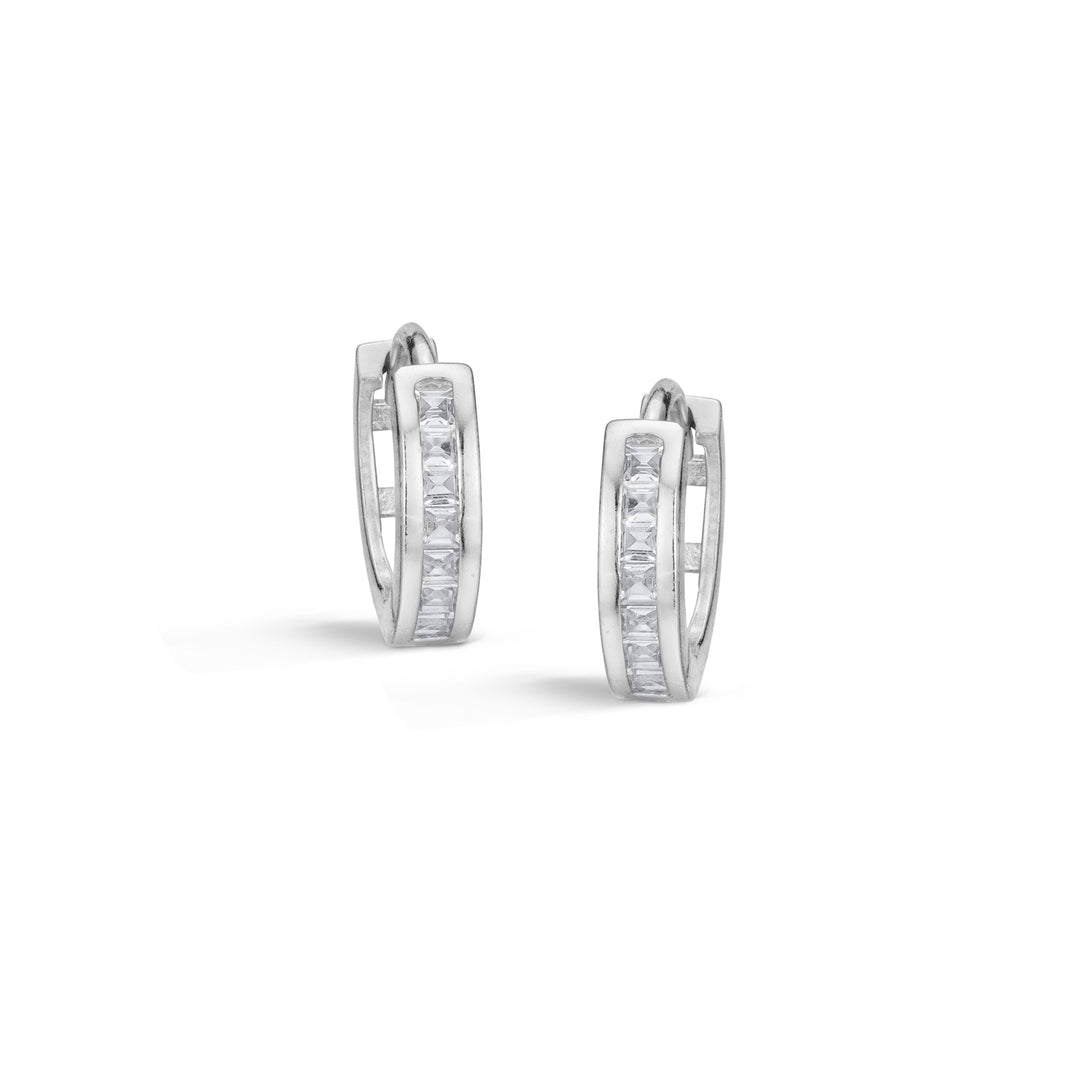 Crystal Embedded Huggie