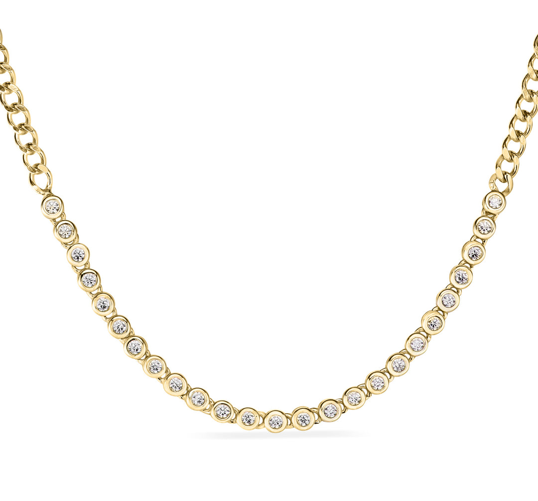 Chain Bezel Necklace
