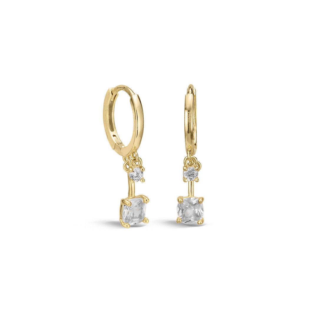 Double Dangling Huggie