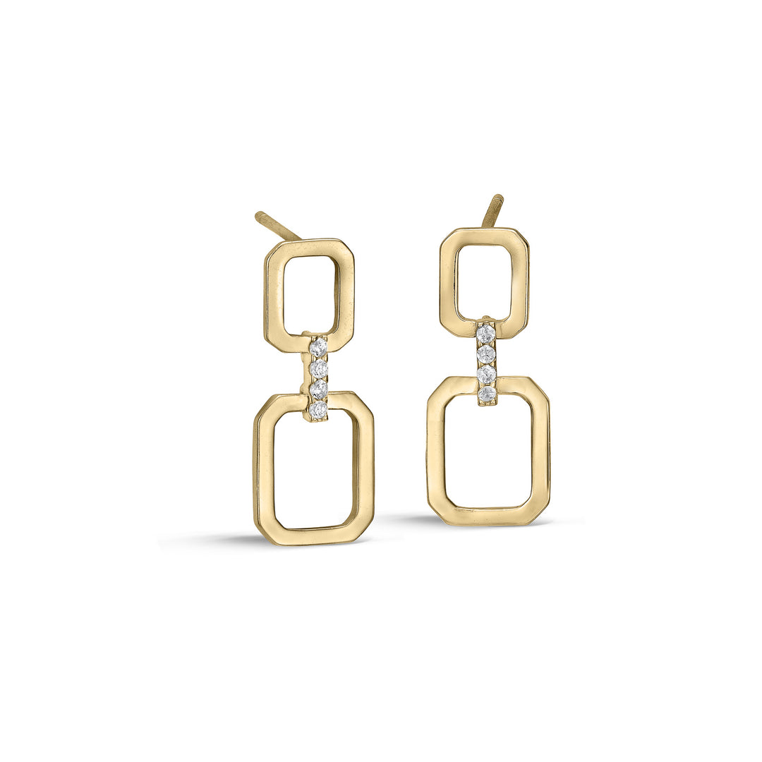 Square Dangling Earring