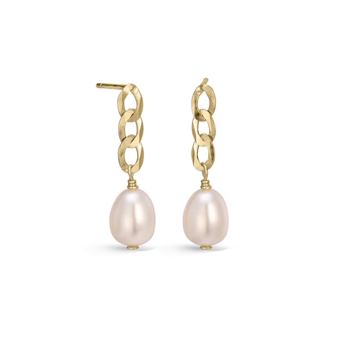 Chain Pearl Earring