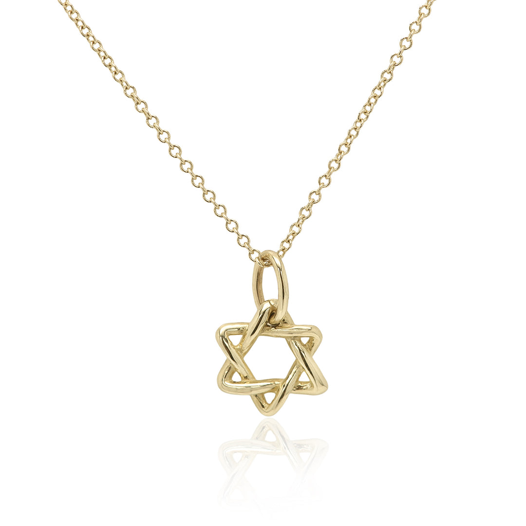 Wired Magen David Necklace
