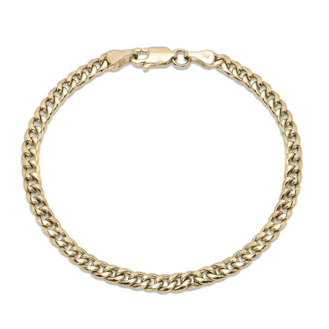 Thin Cuban Chain Bracelet