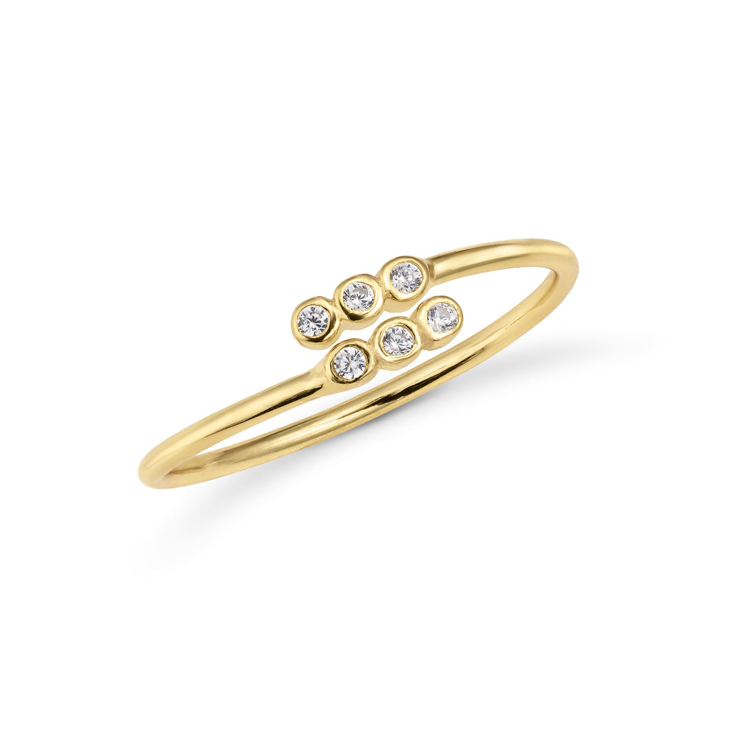 Baby Bezel Wrap Ring