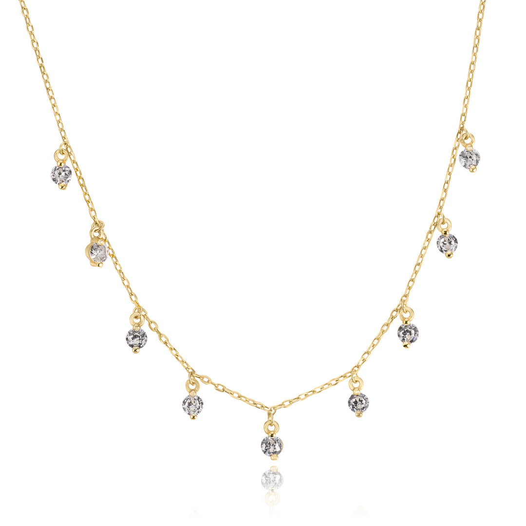 Dangling Solitaire Choker