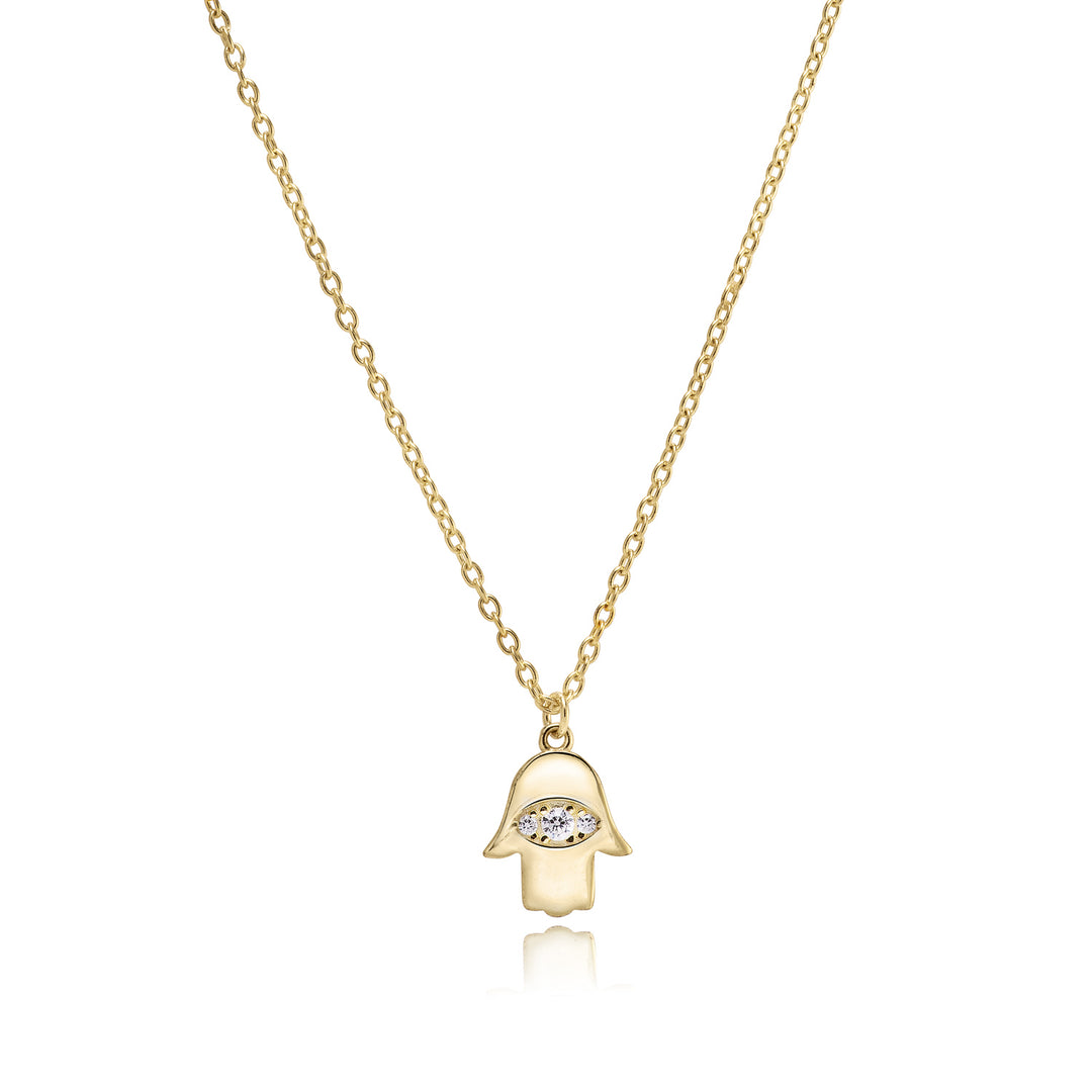 Minimal Hamsa Necklace