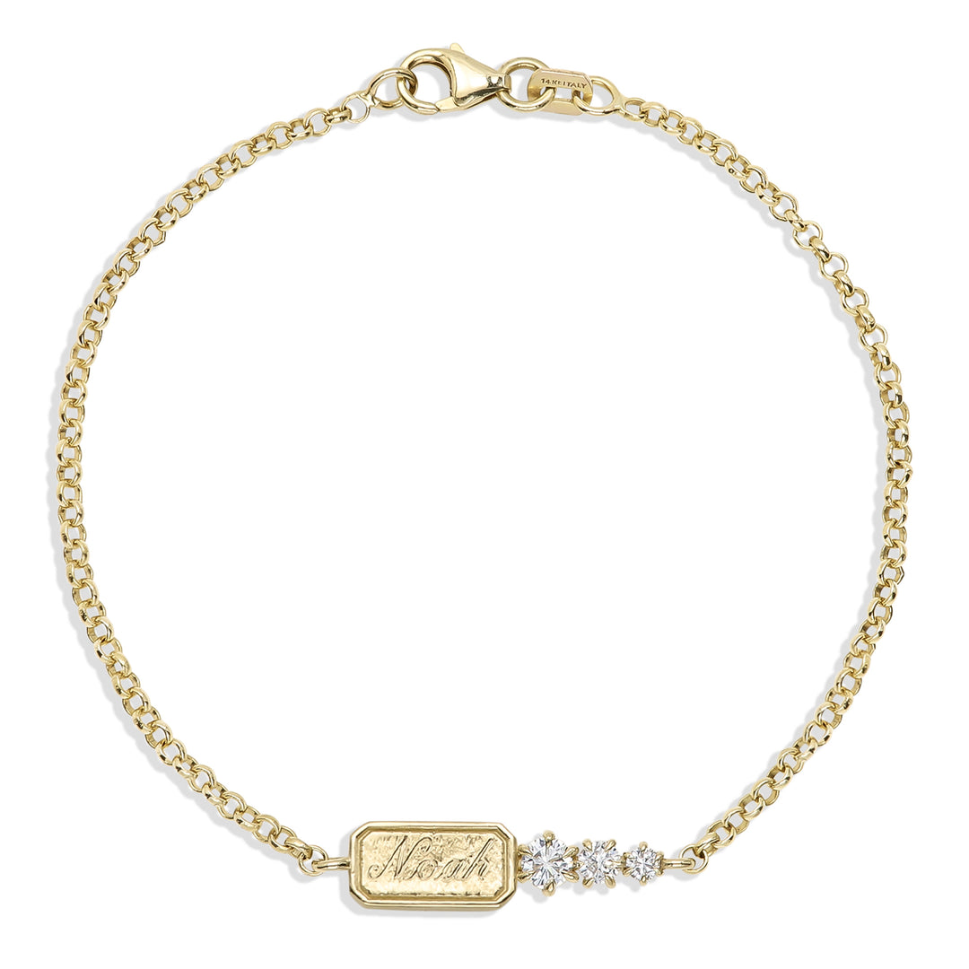Diamond Charm Bracelet