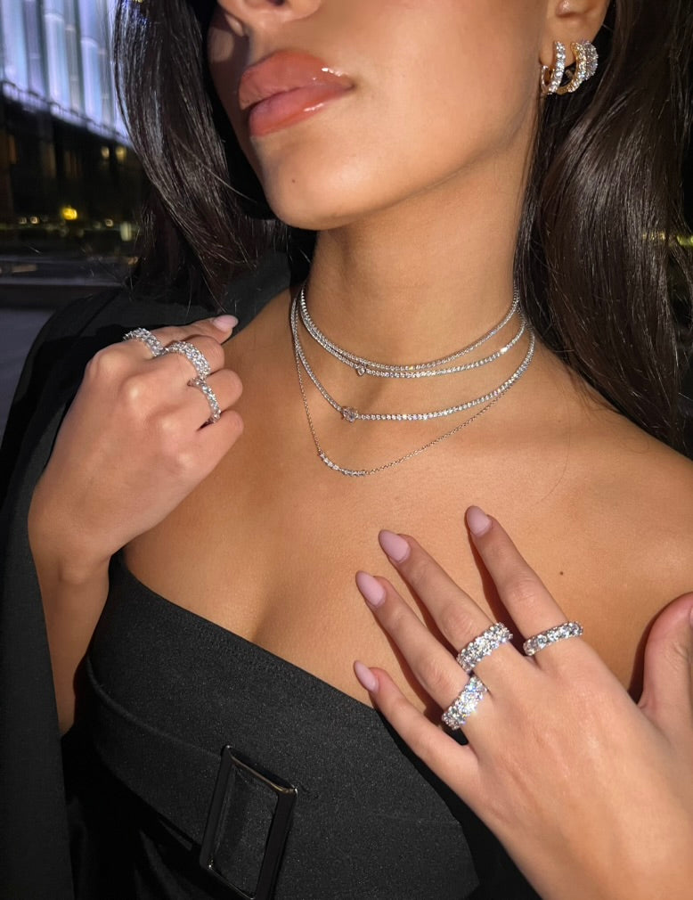 Open-Back Eternity Hoop