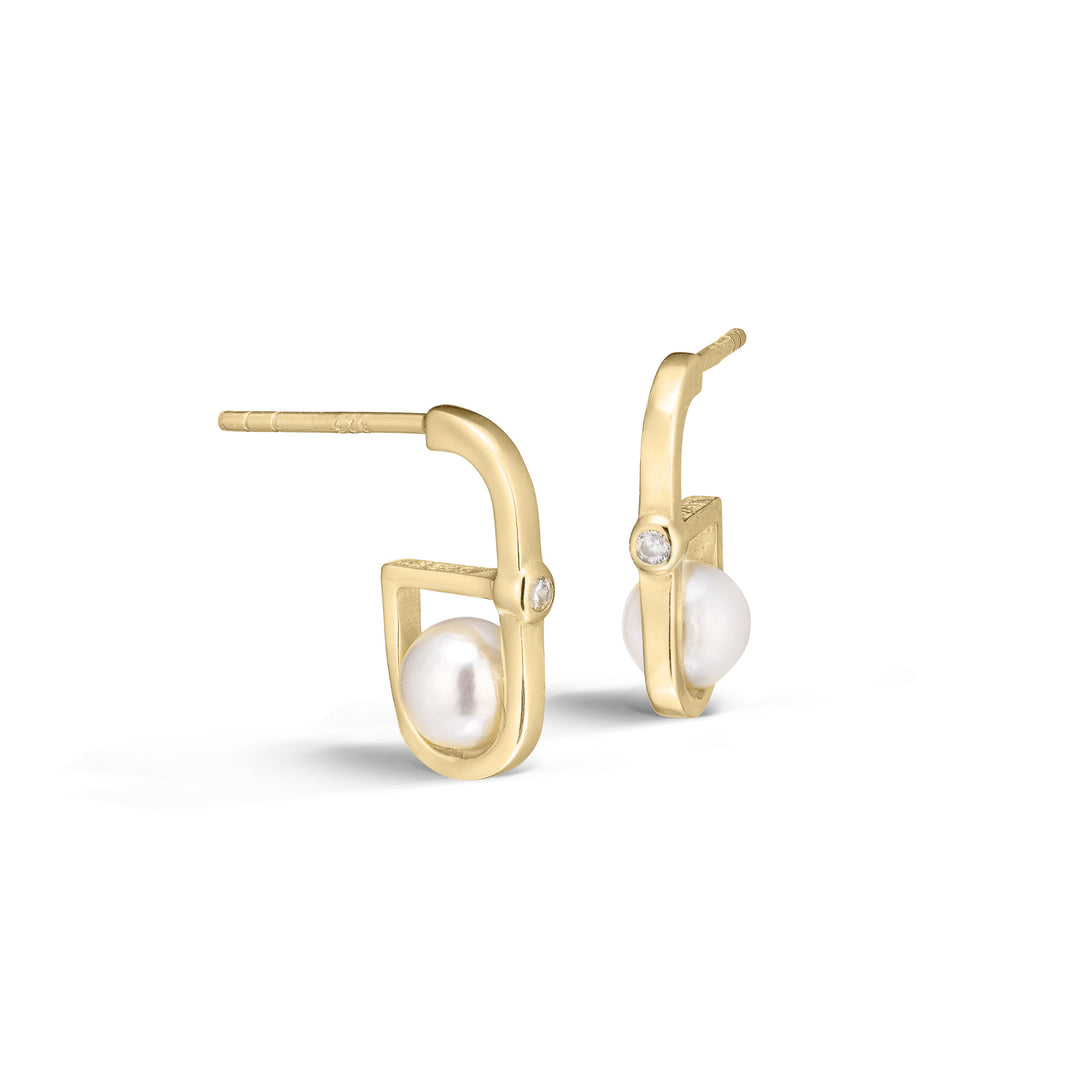 Pearl Embedded Earring