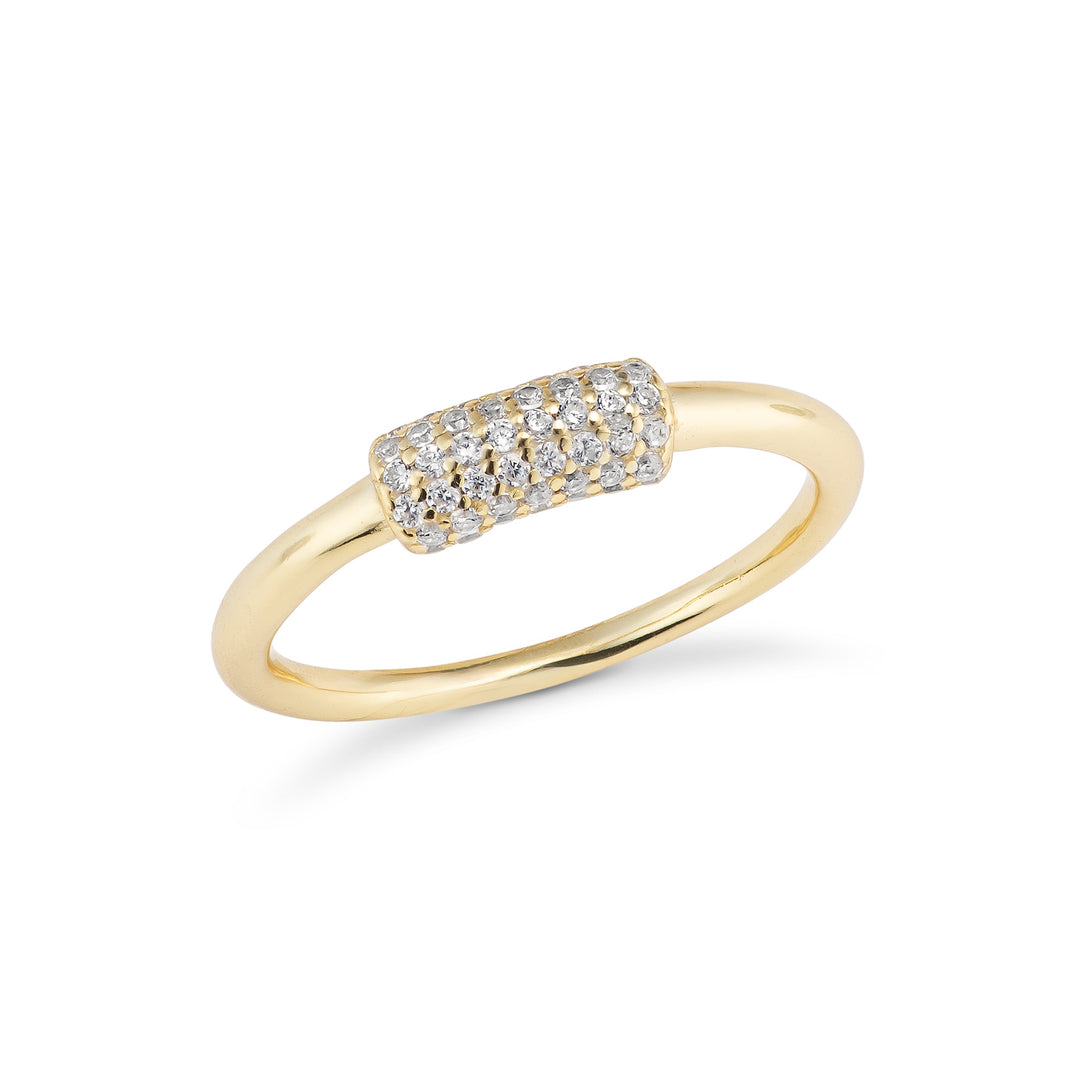 Diamond Bar Ring