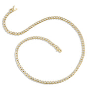 Bezel Tennis Necklace