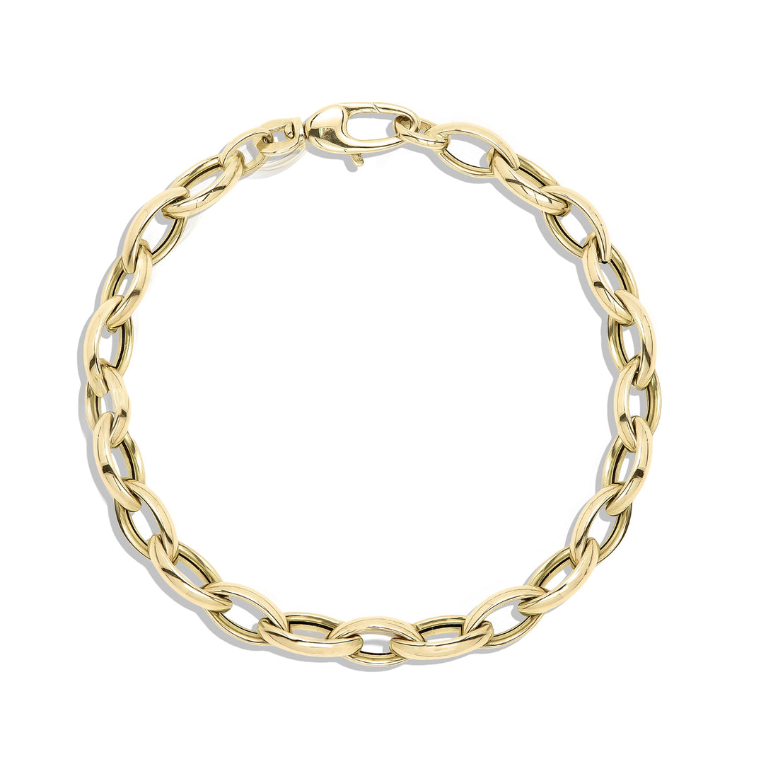Large Oval Chain Bracelet
