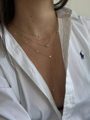 Multi Diamond Necklace