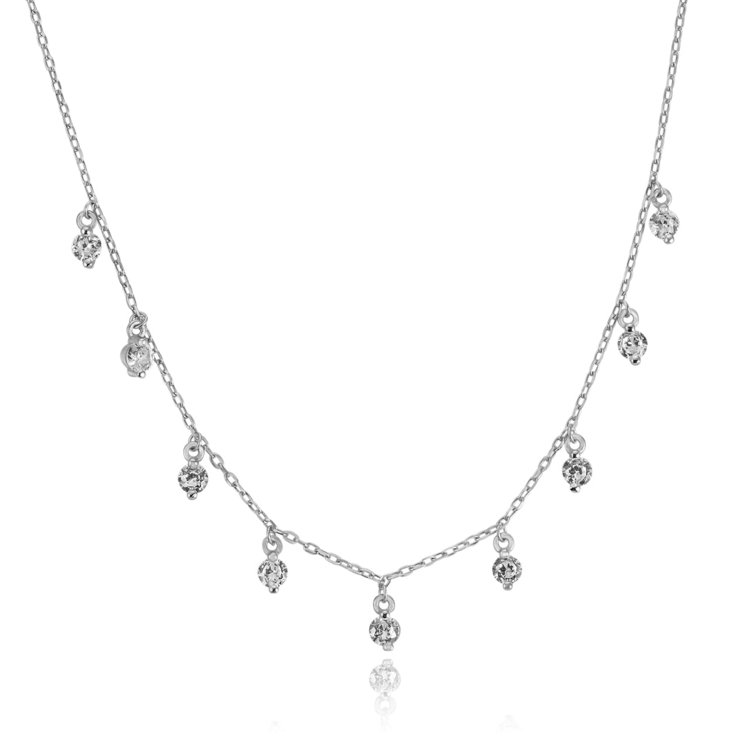 Dangling Solitaire Choker