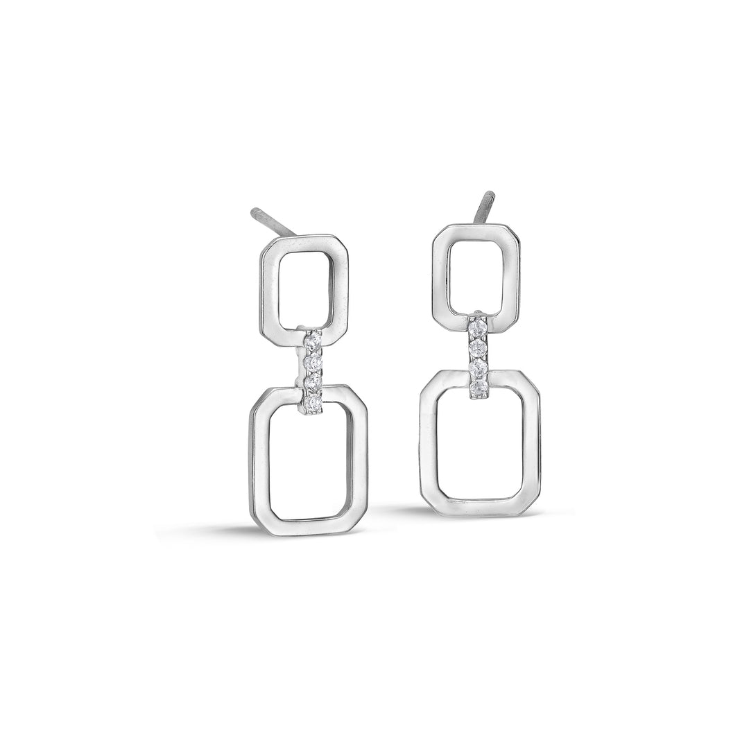 Square Dangling Earring