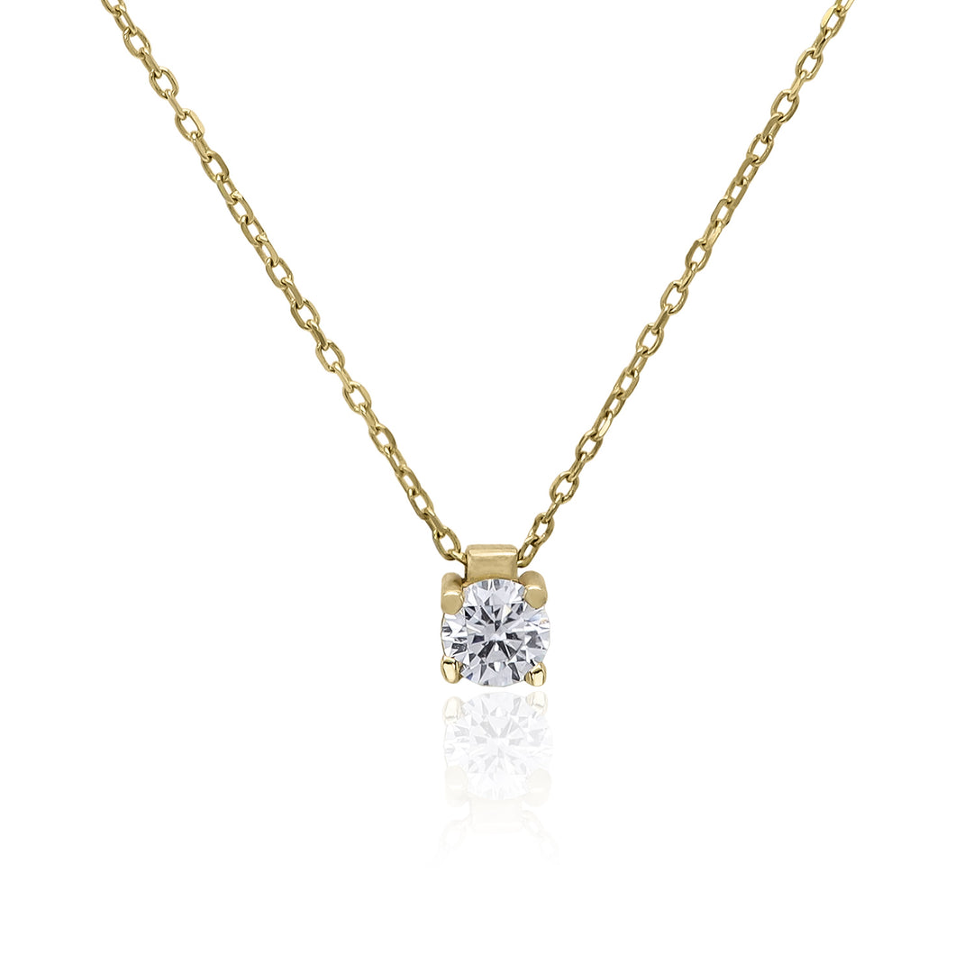 Solitaire Diamond Necklace