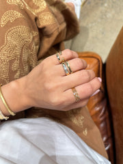 Three Dainty Solitaire Rings