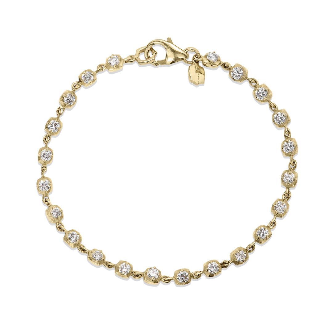 Honeycomb Tennis Bracelet