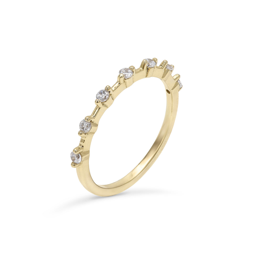 Dainty Multi Diamond Ring