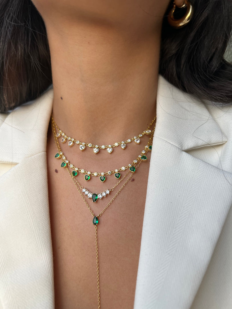 Emerald Crystal Necklace