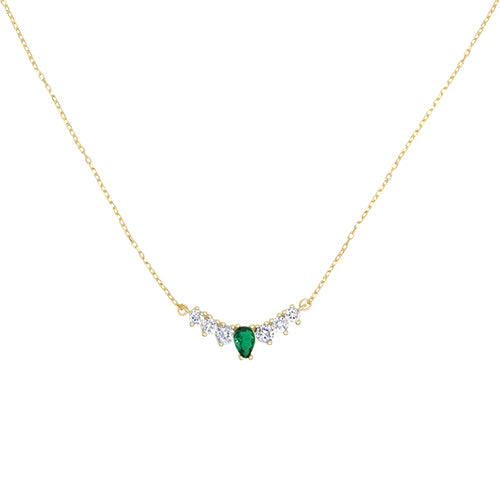 Emerald Crystal Necklace