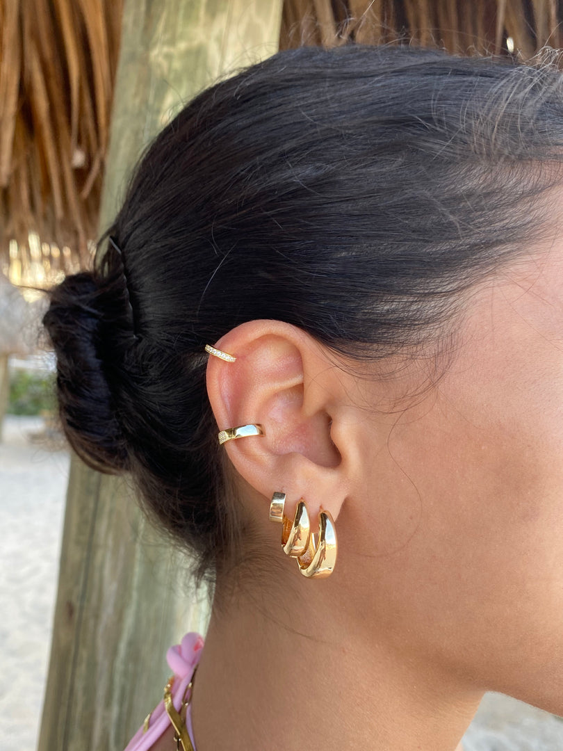 Double Pavé Ear Cuff