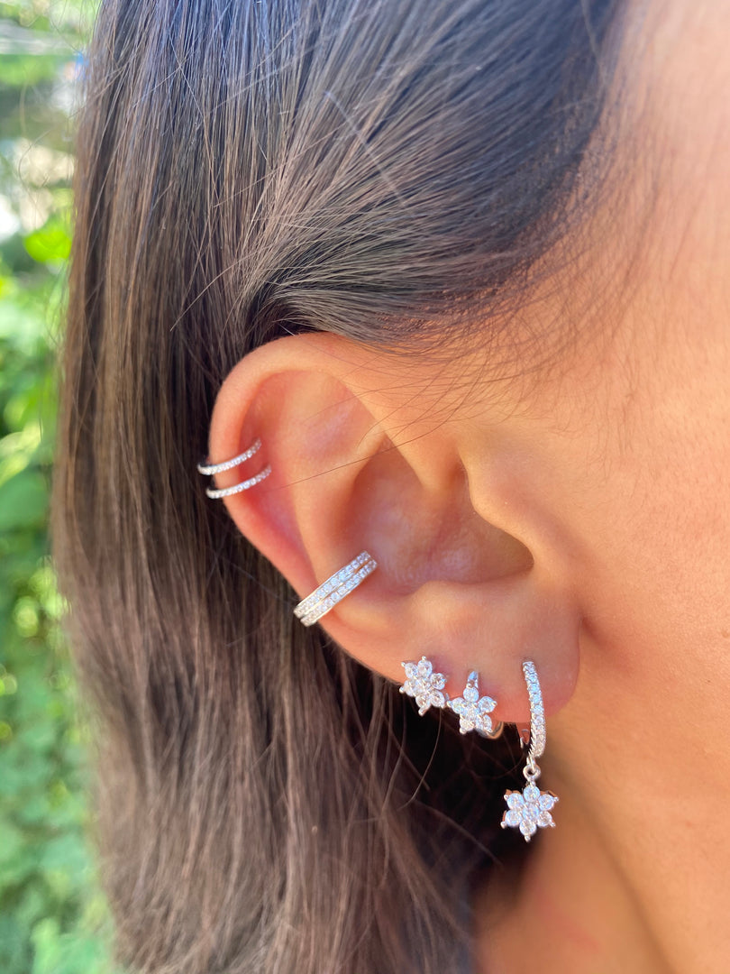 Double Pavé Ear Cuff