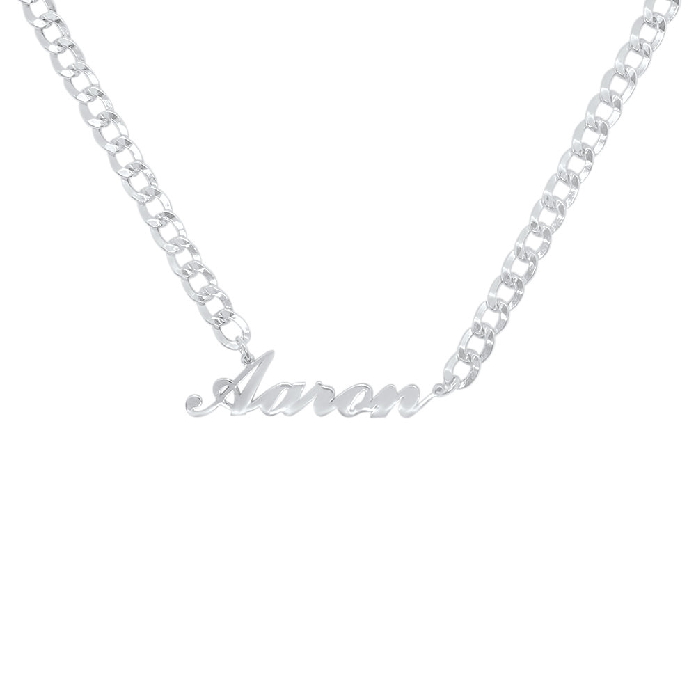 Cuban Name Necklace in 14k